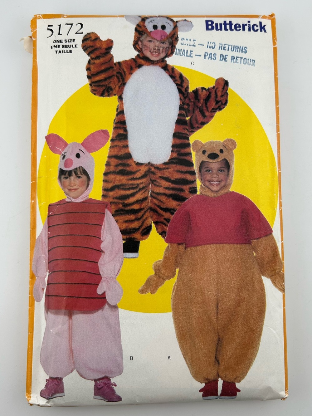 🪡 BUTTERICK Children Costume Sewing Pattern 5172
